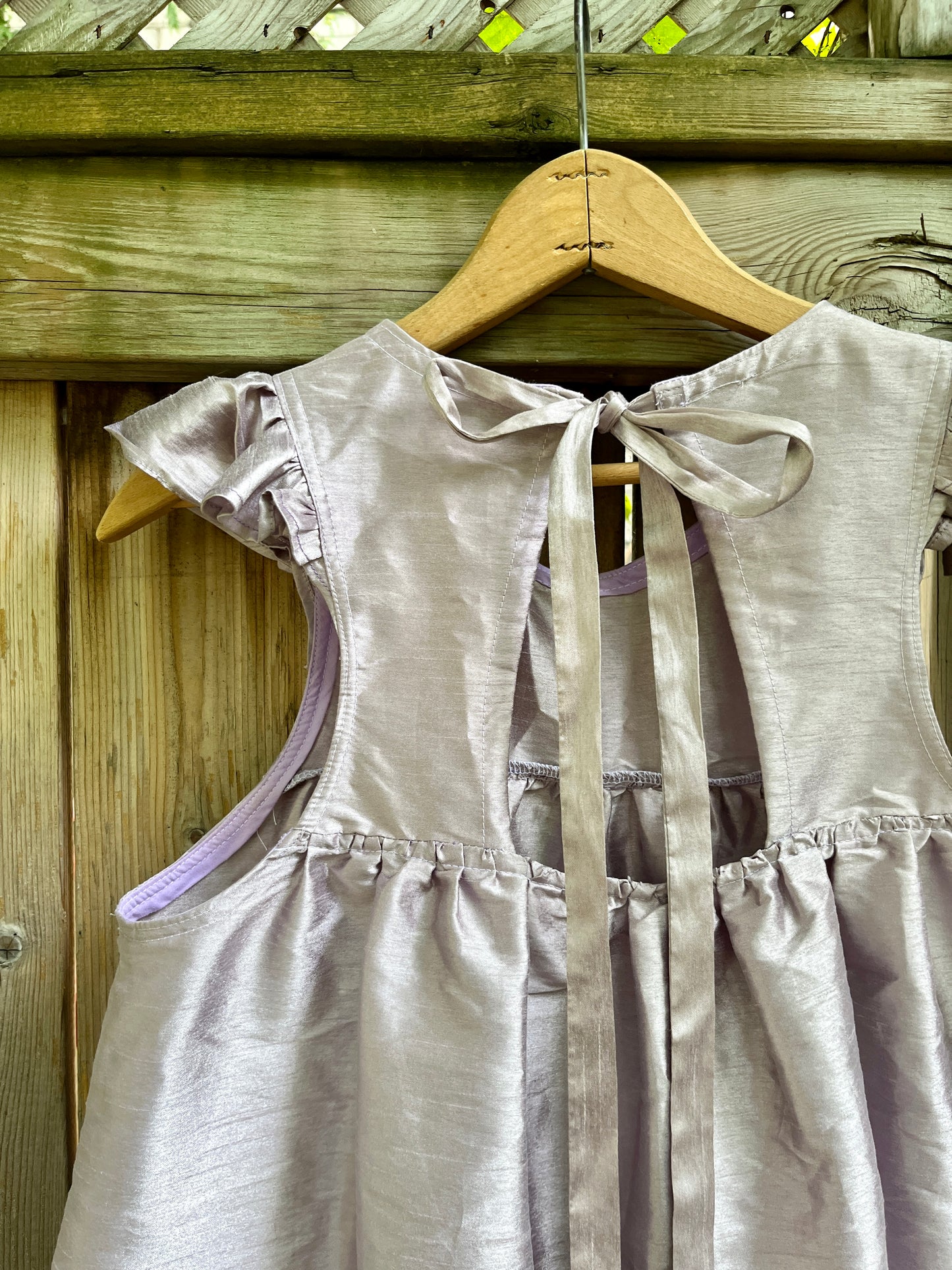 Purple/Silver Babydoll Dress (S)