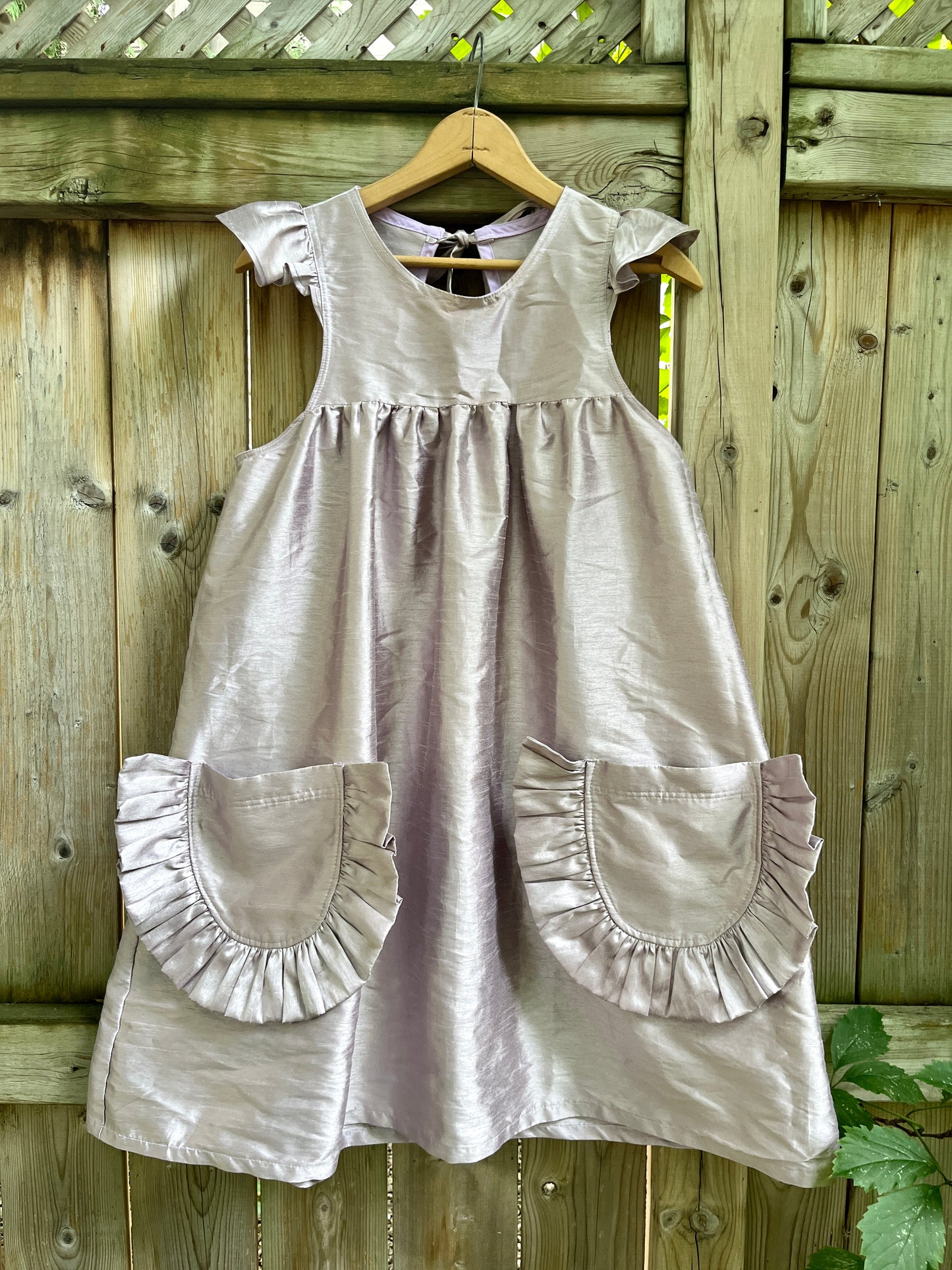Purple/Silver Babydoll Dress (S)
