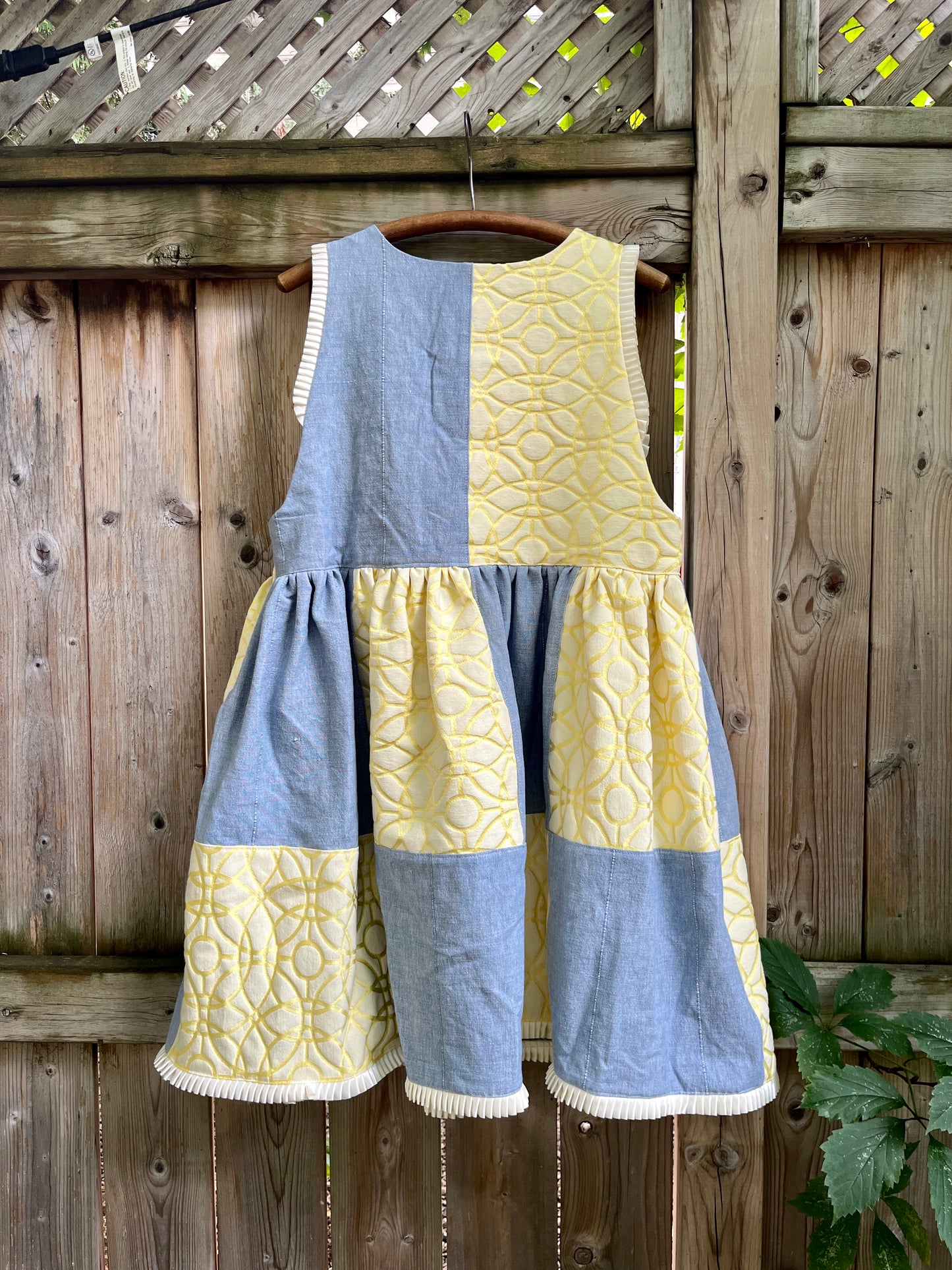 Patchwork Babydoll Dress (S)